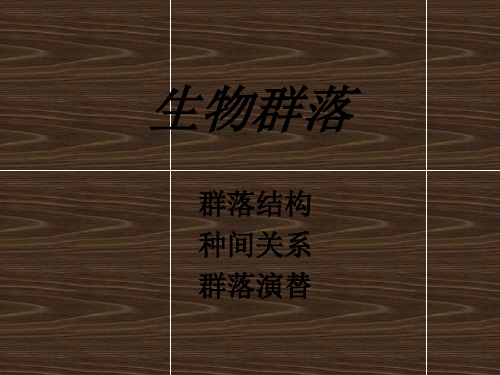 群落的结构课件1.ppt