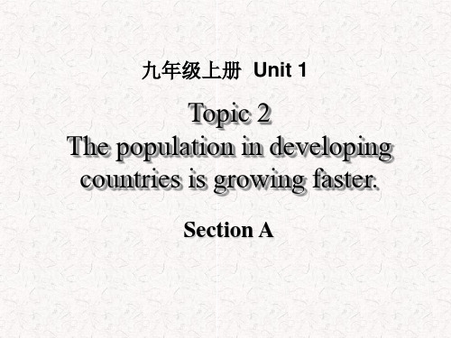 仁爱版英语九年级上册U1T2SA公开课课件