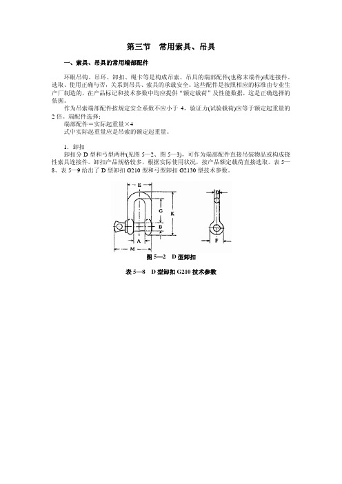 常用索具、吊具