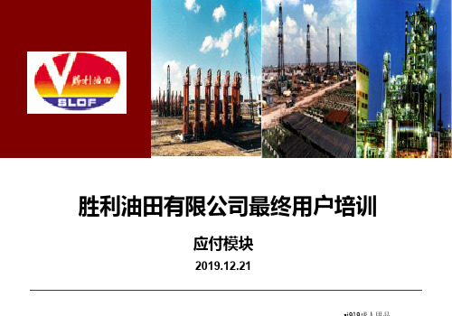 胜利油田有限公司最终用户培训SAPERP应付模块培训讲PPT资料57页