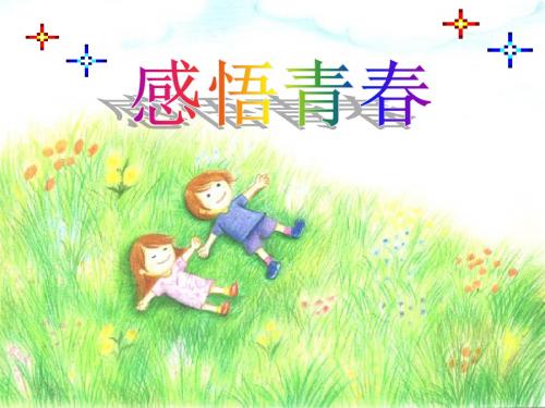 人教部编版七年级初一思品上册 第2课时 感悟青春