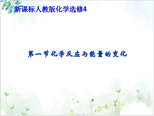 《化学反应与能量》标准课件-PPT【人教版】1