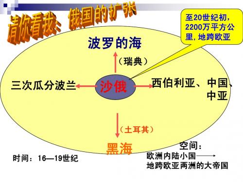 人民版历史选修一专题七、1危机笼罩下的俄国
