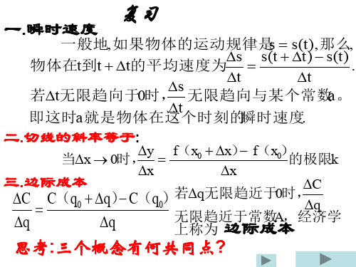 导数的概念2