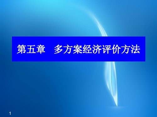 技术经济学-第五章