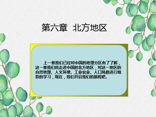 人教版八年级下册第六章北方地区第一节