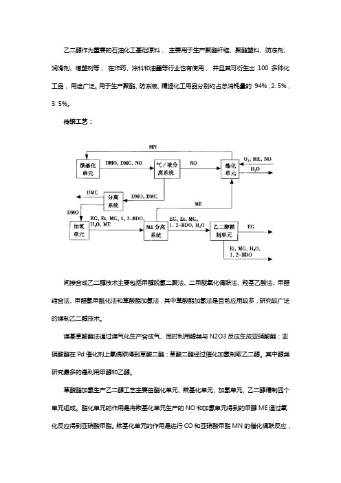 煤制乙二醇副产乙醇回收工艺