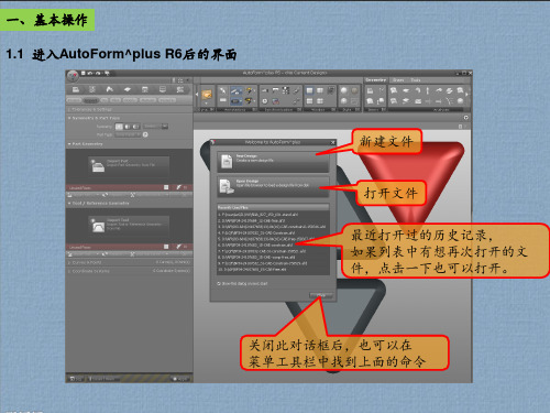 AutoFormR基本操作和设置
