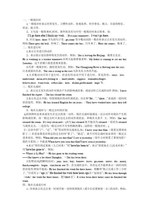 河南专升本考试英语语法系列复习专题——动词时态-被动语态【范本模板】