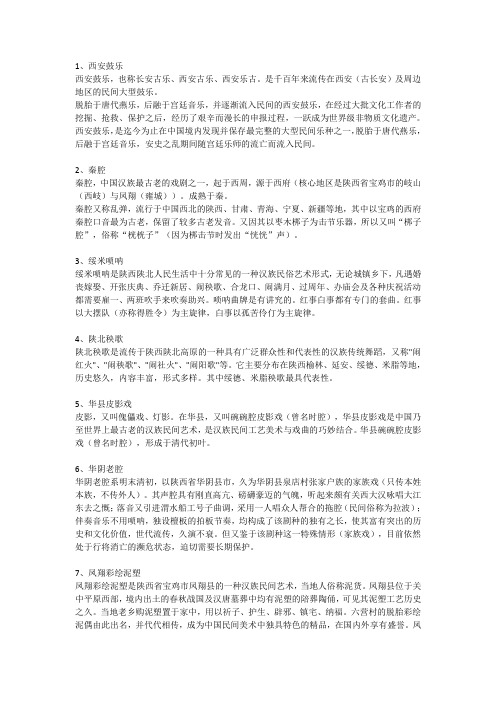 陕西非遗精选