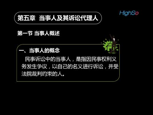 当事人及其诉讼代理人上-PPT精选文档