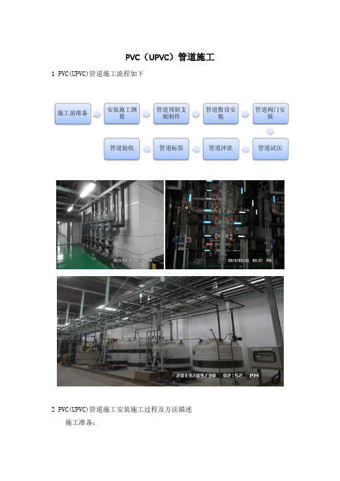 PVC(UPVC)管道施工