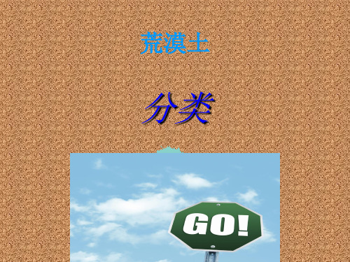 (完整版)荒漠土