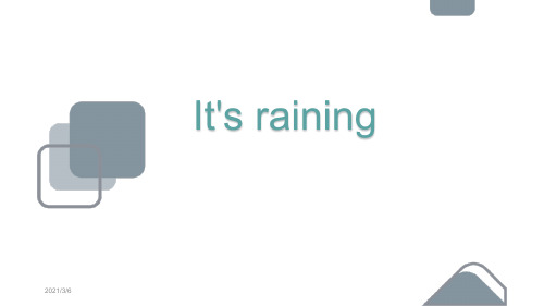 It's raining课件-it's raining