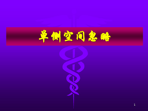 半侧空间忽略ppt课件