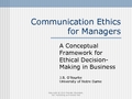 管理沟通教学(英文版4版)教学课件03_Communication Ethics