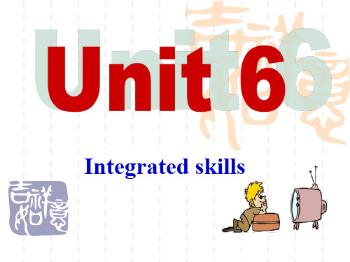 牛津译林版英语九上Unit 6《TV programmes》(Integrated skills课件)课件