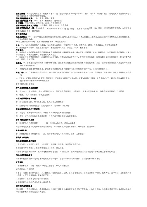 园林的概念