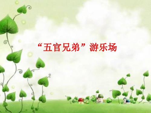 《1 “五官兄弟”游乐场》2PPT课件