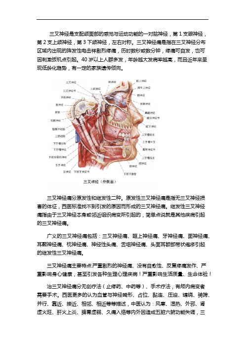 一文揭秘三叉神经痛