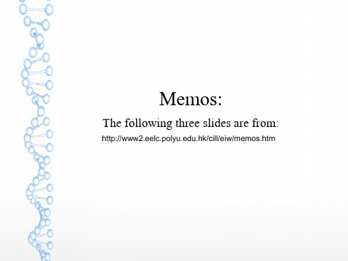 备忘录Memos格式