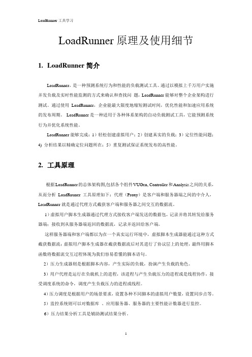 LoadRunner原理与使用细节