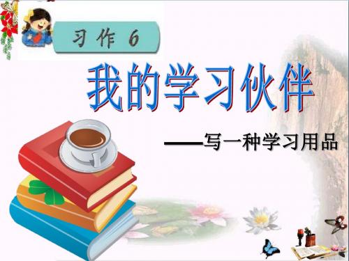三年级语文上册习作六写一种学习用品作文 精选教学PPT课件6苏教版