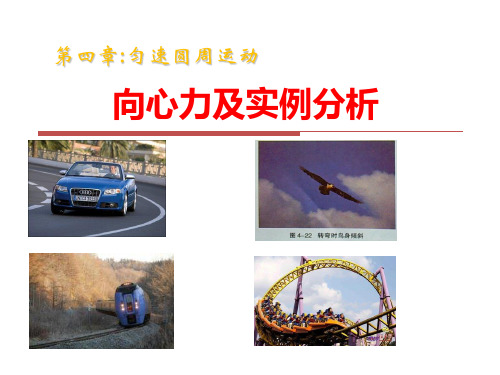 高一物理必修2《向心力的实例分析》(共37张PPT)