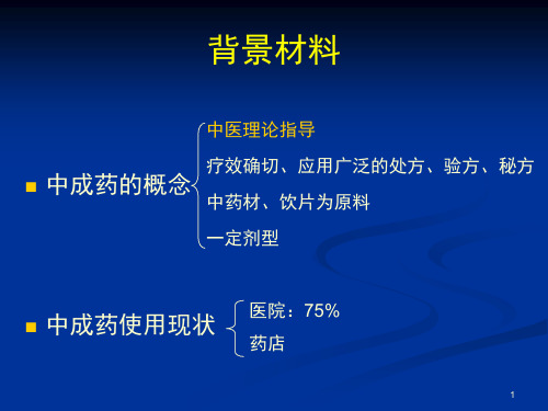中药的合理应用PPT课件