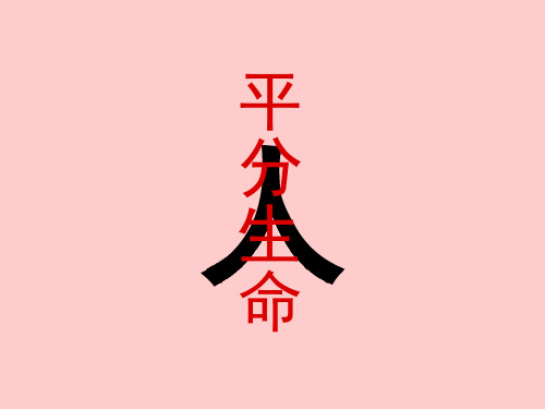 《平分生命》课件PPT