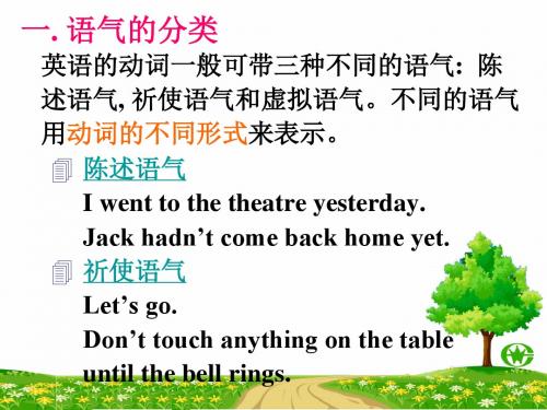 人教版选修6高二英语_语法复习_虚拟语气