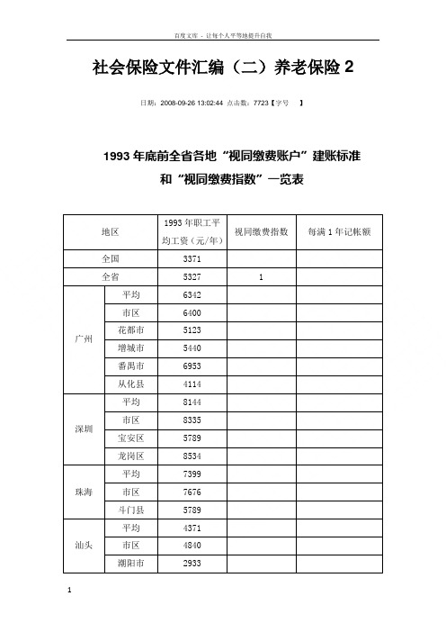 社会保险文件汇编2养老保险2
