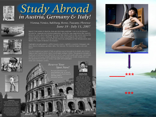 英语演讲 study abroad