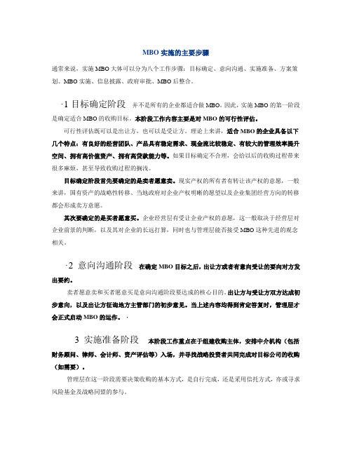MBO实施的主要步骤2