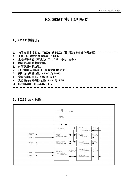 8025T使用说明