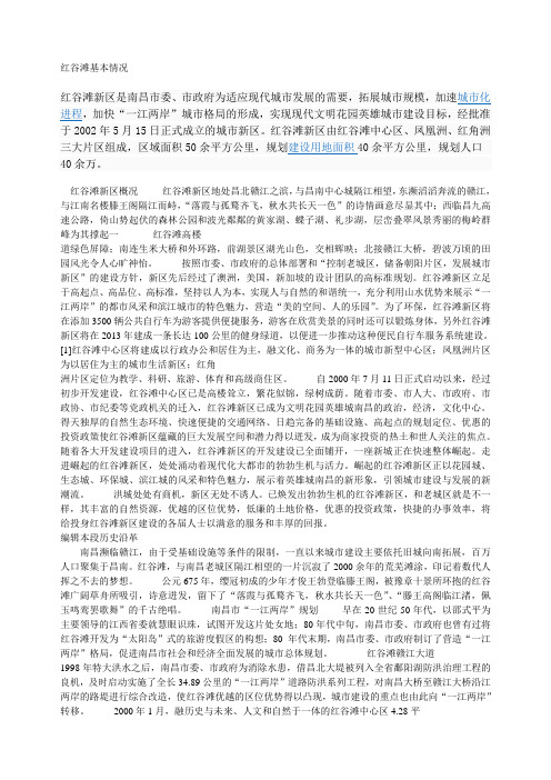 红谷滩基本情况