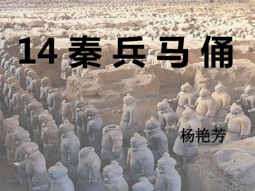 14秦兵马俑微课课件