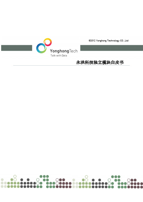 【免费下载】永洪独立模块白皮书