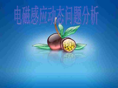 高三物理下学期电磁感应动态问题分析(新编2019教材)