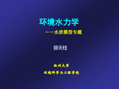 环境水力学(M1)
