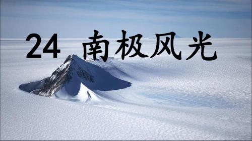三年级下册语文南极风光沪教版 (2)