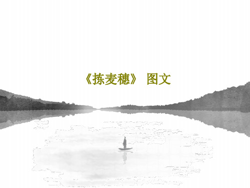 《拣麦穗》 图文22页PPT