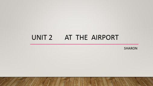 上海牛津英语6B Unit 2 At the airport Page 9