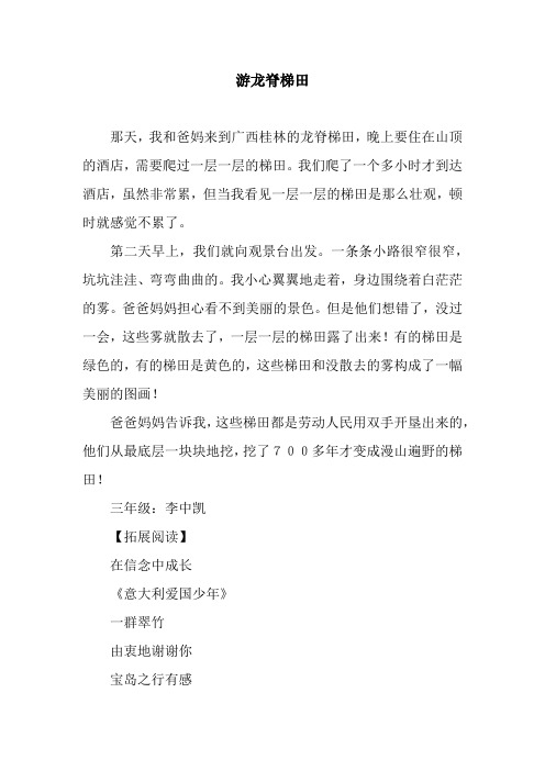 游龙脊梯田