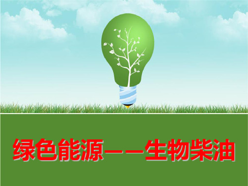 生物柴油