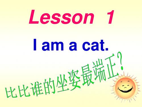 三年级英语上册Lesson1第一课时