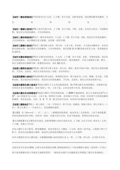 人民大学所有学生宿舍条件配图