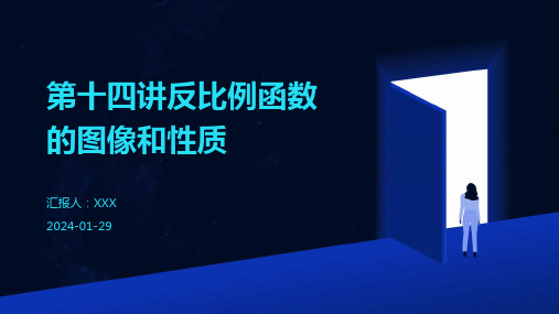 第十四讲反比例函数的图像和性质