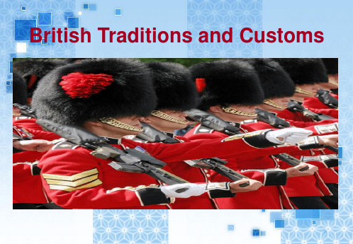 british traditions and customs