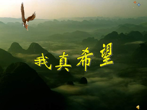 语文S版二年级语文上册《我真希望》课件